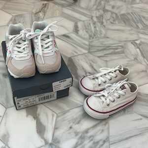 Converse and New Balance Sneakers Toddler Size 6